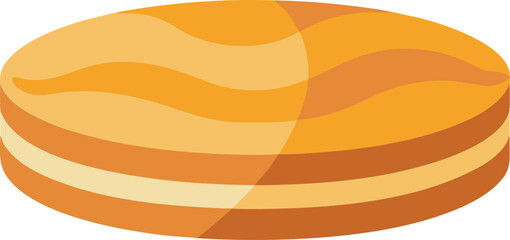 Flat pancake design celebration