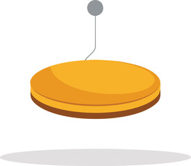 Floating pancake with balloon