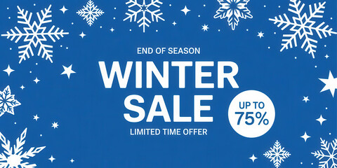 End of season winter sale up to 75% off