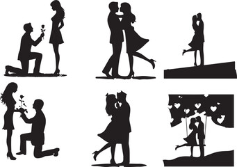 people silhouette icon set for work and office concepts.