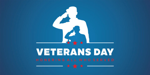 Happy Veterans Day. honor heroes, Holiday concept, November 11. Template for background, banner, card, poster with text inscription.