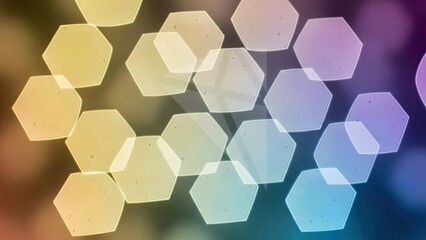 geometric hexagon abstract background
