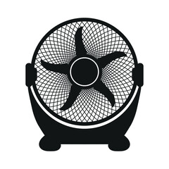 electric fan isolated on white