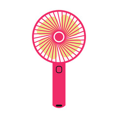 electric fan isolated on white