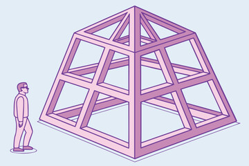 3d render of a modern building