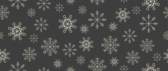 Seamless vector illustration. Minimalistic abstract snowflake pattern. Modern print. Perfect for textile design, screensavers, gift wrap, covers, cards, invitations and posters.