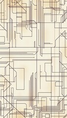 Abstract blueprint pattern, geometric lines and abstract shapes form a technical background,  concept,  abstract