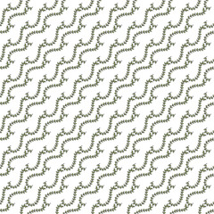 Delicate Green Vine Pattern: Seamless Background for Design, Decor, and Botanical Projects
