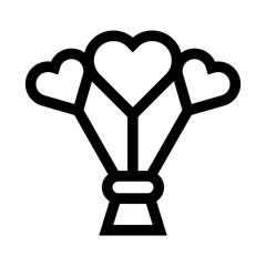 Balloon Heart Icon