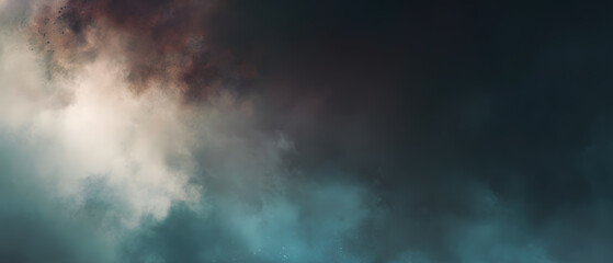 Obraz premium Dark cloud background sky fog mist smoke abstract texture moody panorama dreamy atmosphere fantasy art digital painting mysterious depth