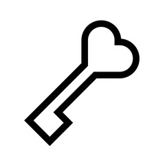 Key Heart Icon