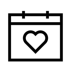 Love Calendar Icon
