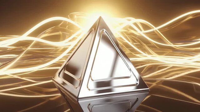 3d render of a compass on black background