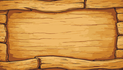 Wood texture background with natural planks,  wooden wall illustration.