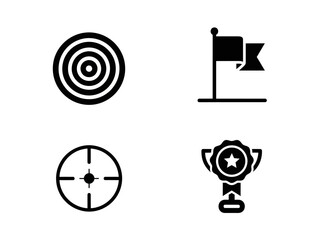 set goal and target icon