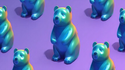 trending gummy bear aesthetic background pattern 