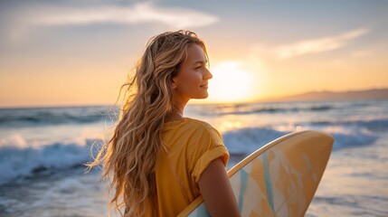 woman on the beach