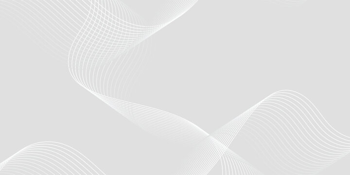 Premium background design with diagonal stripes pattern in white color. White and gray vector horizontal template - Powered by Adobe