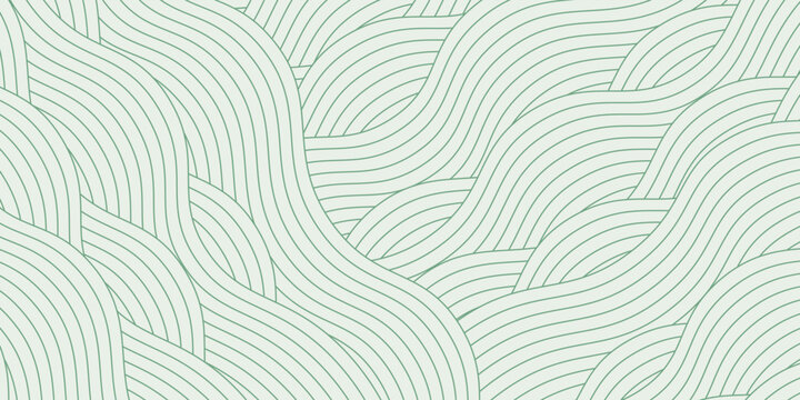 farm green banner, organic abstract background with fields. wavy green lines, natural organic products. vector ilustration