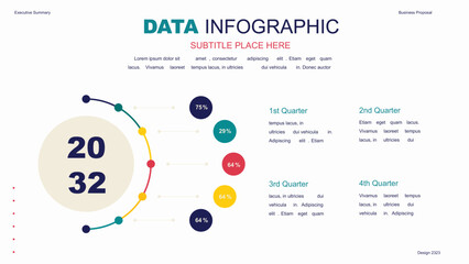 Elements of infographics on a white background. Use in presentation templates, flyer and leaflet, corporate report. Dashboard template with big data visualization.
