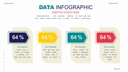 Elements of infographics on a white background. Use in presentation templates, flyer and leaflet, corporate report. Dashboard template with big data visualization.