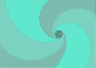 abstract green background features business graphics snail pattern colors complementary depth spiral simple shadows   © Sarah
