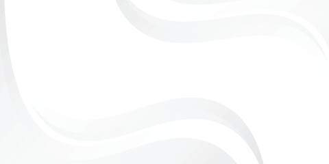 Gray line background curve element with white space for text and message design. vector concept abstract