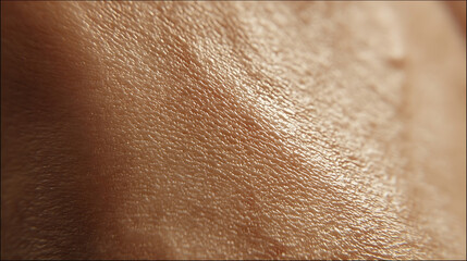 Fototapeta premium Detailed Macro View of Human Skin Wrinkles and Texture