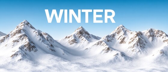 Winter sale event snowy sunshine escapade in the mountains beautiful scenic views