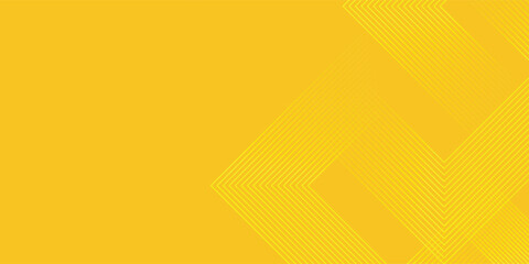 Abstract yellow gradient arrow shape overlay layer background with arrow pattern and shadow. Modern graphic element. vector