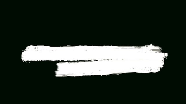 Brush stroke effect on black backround