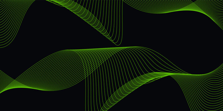 Dotted wave line pattern. Black halftone undulate net background. Abstract stipple particle flow wallpaper. Curved dashed gradient element for poser, banner, presentation, booklet, flyer. Vector