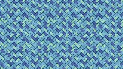 Vibrant blue and green chevron pattern background texture