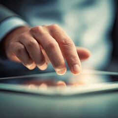 Digital Touch: Hand Engaging with Tablet Technology