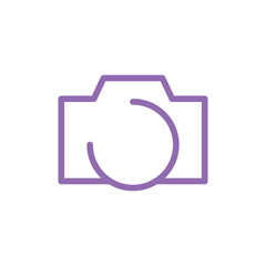 Camera Trendy Icon Vector Template Illustration Logo Design