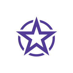 Star Icon Trendy Vector Template Illustration Logo Design