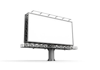 Obraz premium Blank Billboard Mockup - Advertising Space for Your Message.