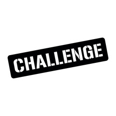 Challenge Stamp, Challenge Grunge Square Sign