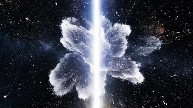 the explosion of the stars