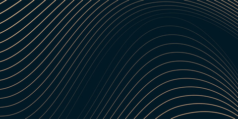 Modern Golden lines pattern background. Luxury gold Line arts wallpaper. Design for cover, invitation background, packaging design. Vector illustration art.