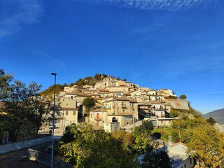 the village of Montelapiano in Abruzzo