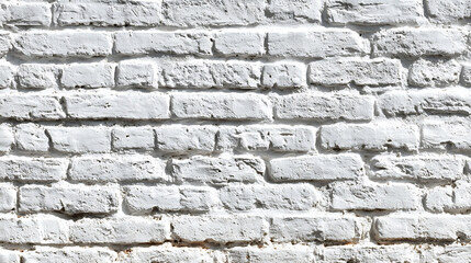 White painted brick wall texture background graphic