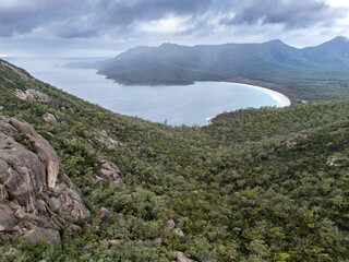 Wineglass bay view in Tasmania