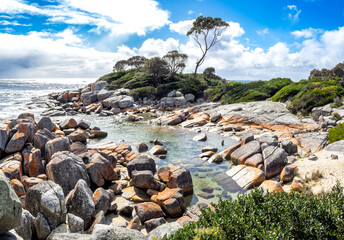 Bay of fires conservation area in Tasmania