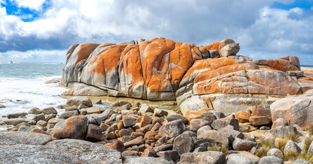 Bay of fires conservation area in Tasmania