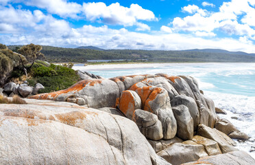 Bay of fires conservation area in Tasmania