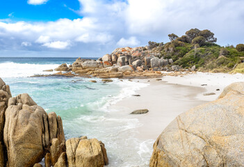 Bay of fires conservation area in Tasmania