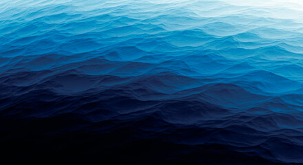 Obraz premium A captivating view of deep blue ocean waves and gradient tones