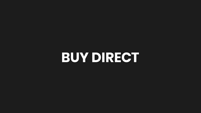 Buy Direct Minimal Particle Text Animation 4K for Brand Sales Promotion and Direct Purchase CTA
