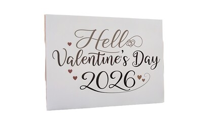 Greeting card for valentine's day 2026